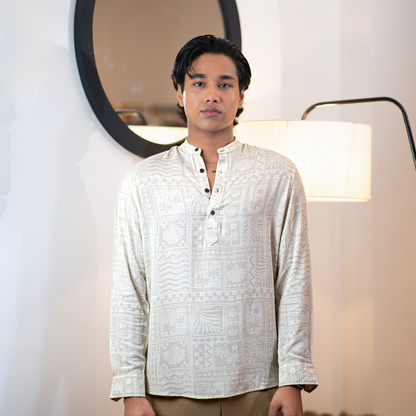 Henley Katua    Printed Desert Sands