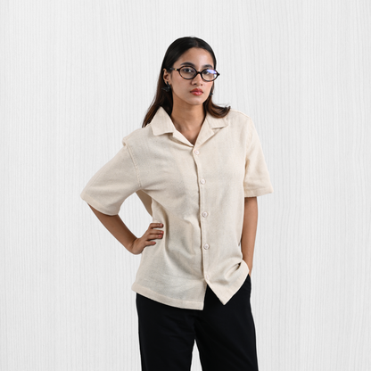 Resort Shirt | Cream Beige