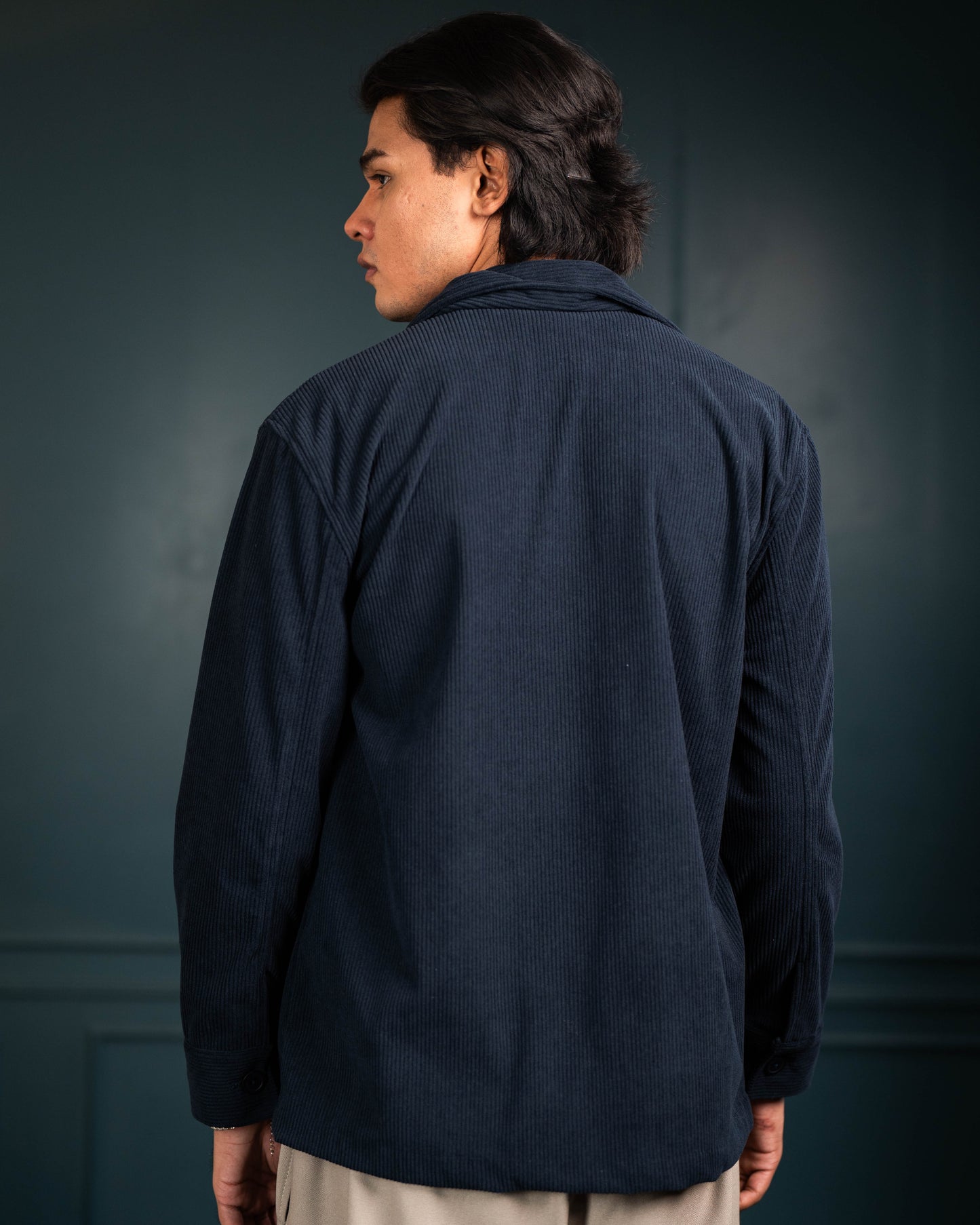 CORD Overshirt – Marine
