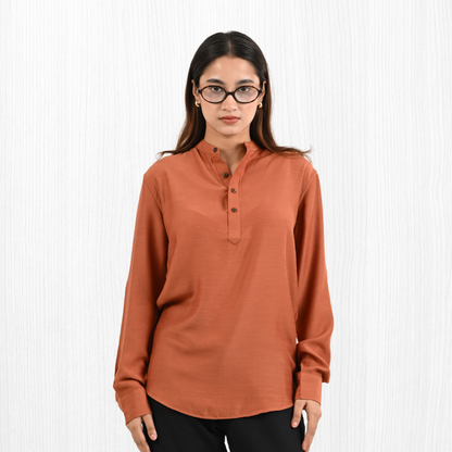 Henley Katua | Burnt Orange