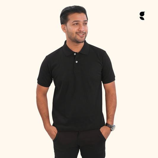 Solid Polo | Black