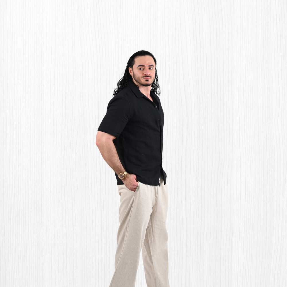 Resort Shirt | Jet Black