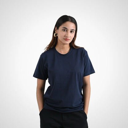 Round Neck Half Sleeve | Navy