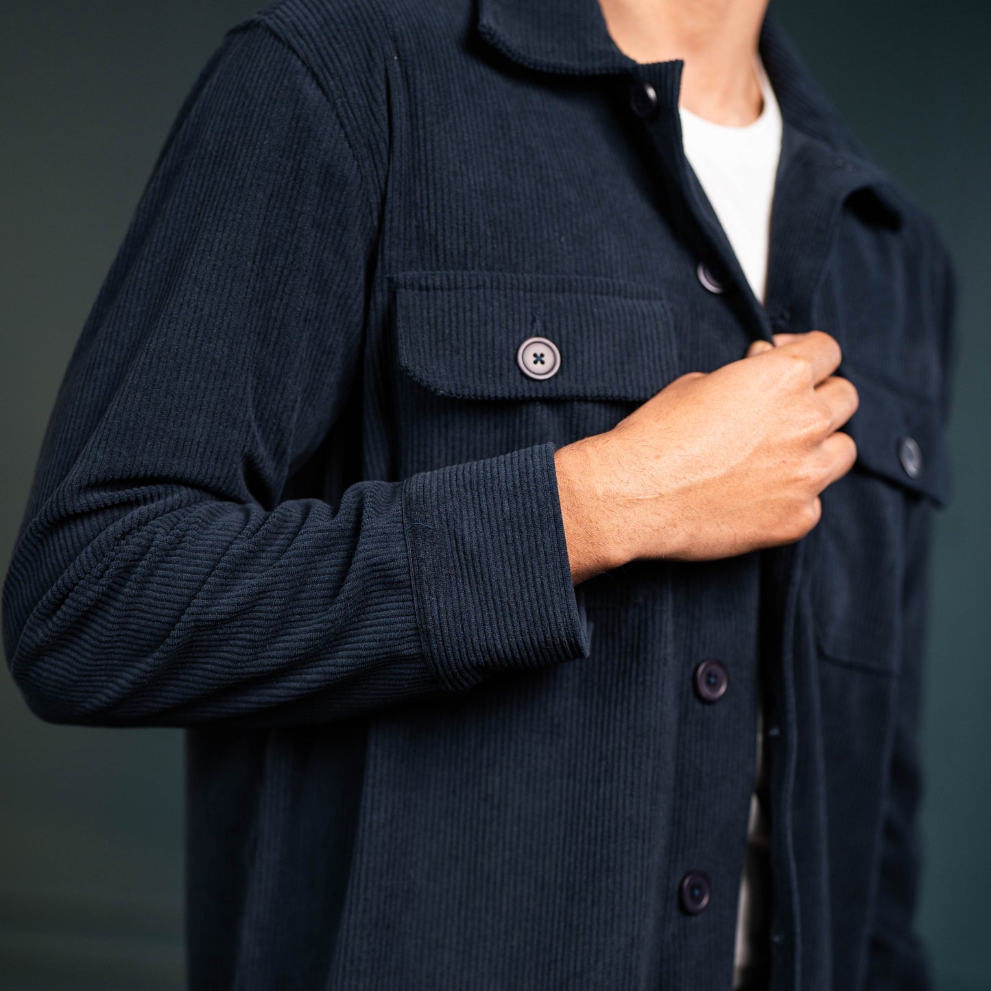CORD Overshirt – Marine