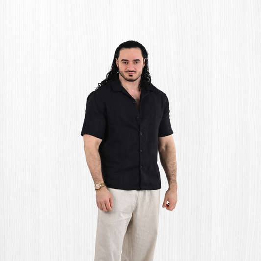 Resort Shirt | Jet Black