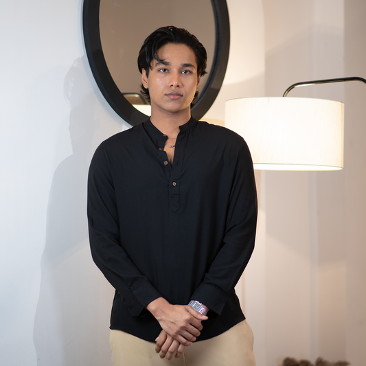 Henley Katua   Black