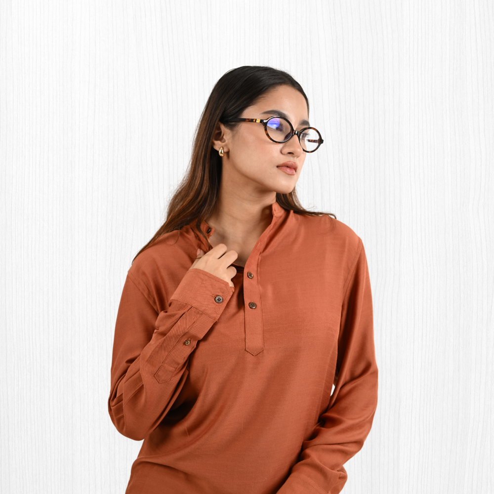 Henley Katua | Burnt Orange