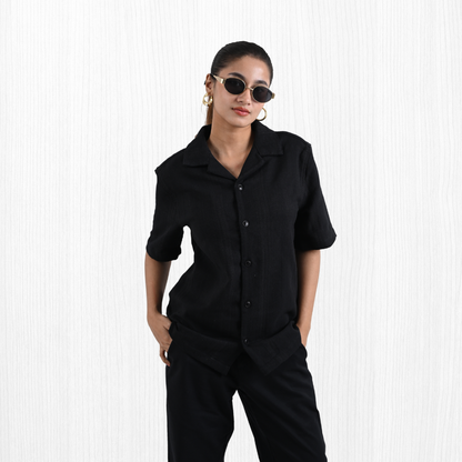 Resort Shirt | Jet Black