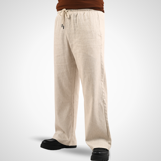 Wide Leg Breeze Pant | Beige