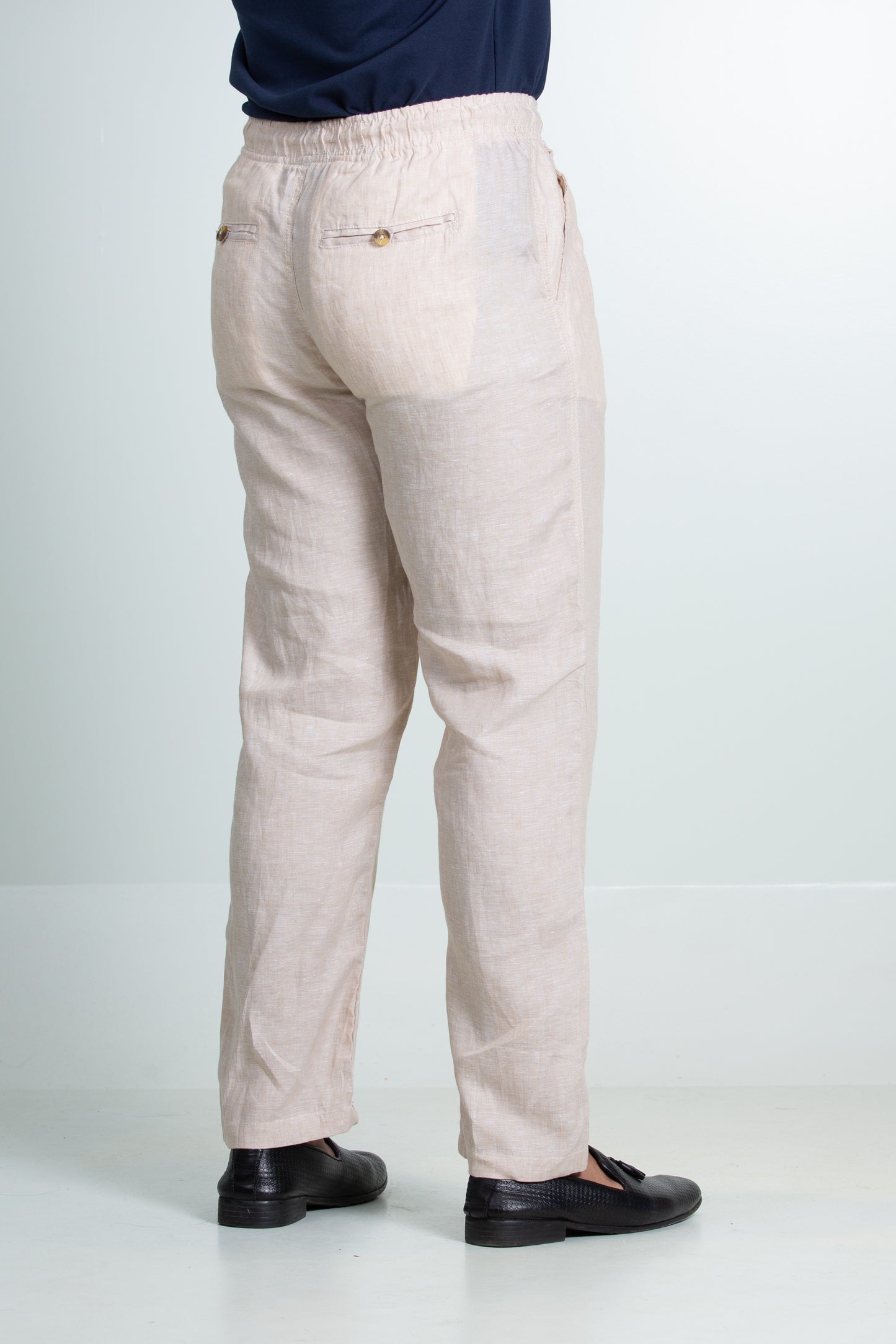 Linen Trouser | Beige