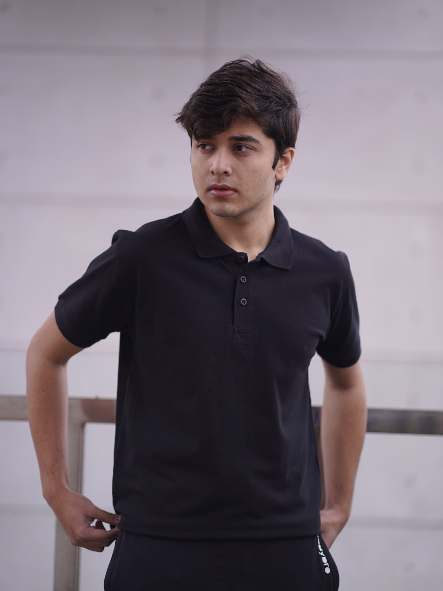 Solid Polo | Black