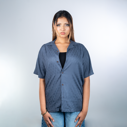 Cuban Resort Shirt     Lavender Ash