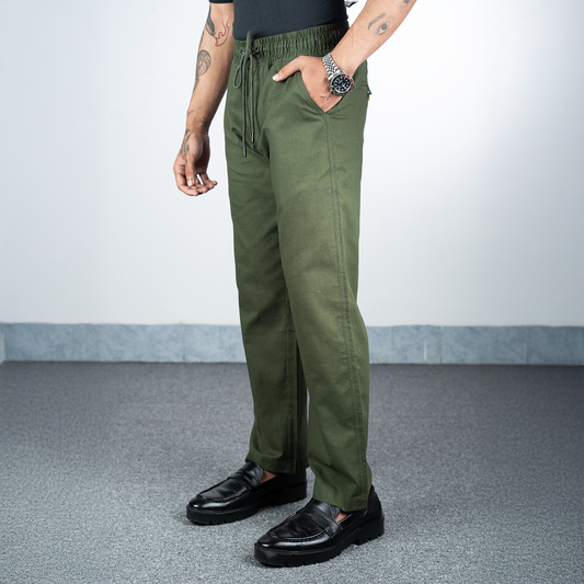 Linen Trouser      Olive