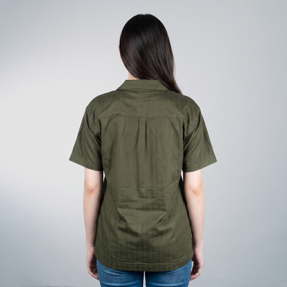 Cuban Resort Shirt   |  Dark Olive
