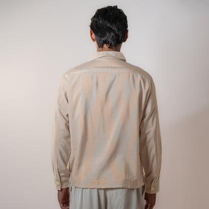 OOTD Boxy Fit Shirt । Beige