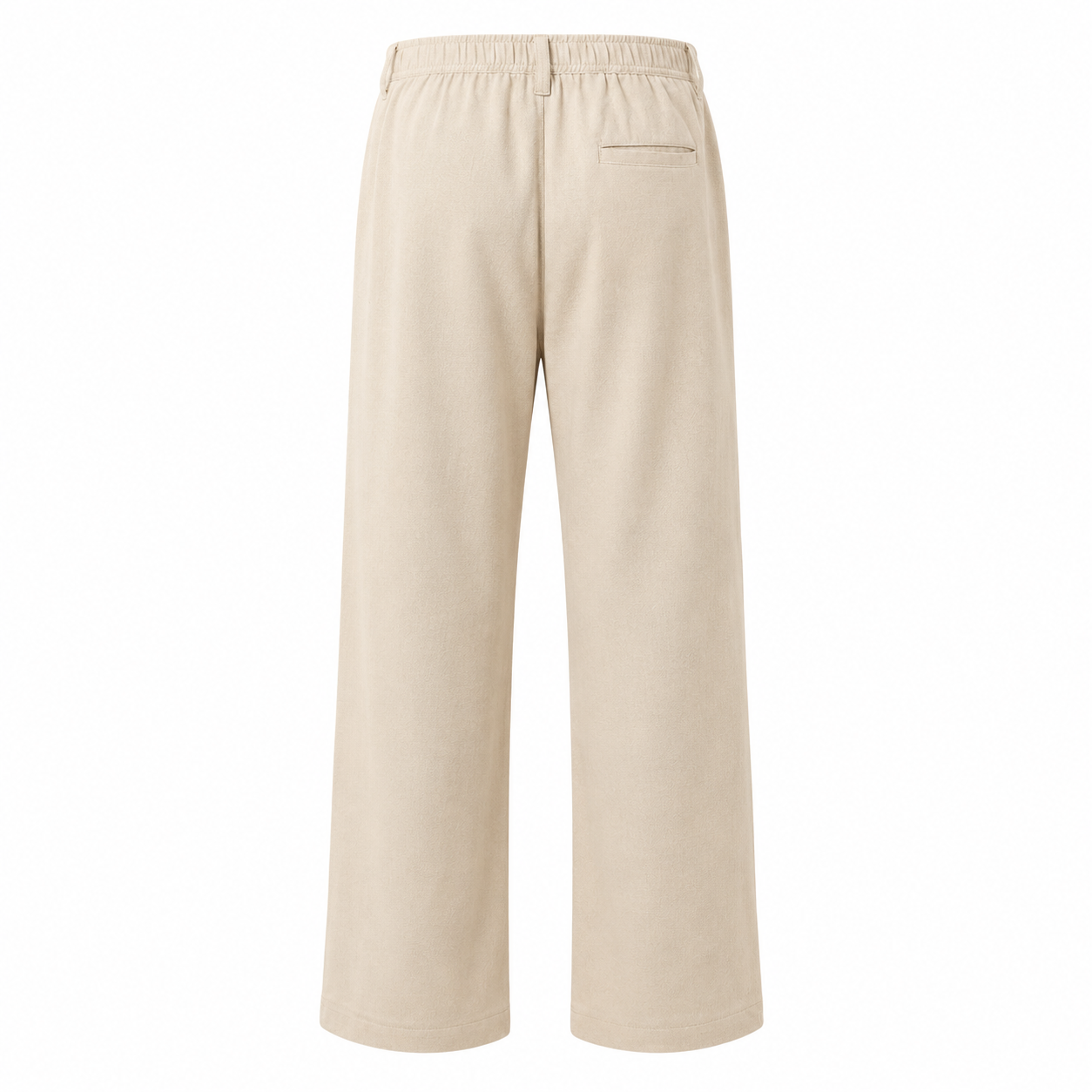 Straight Cut Dress Pants । Beige