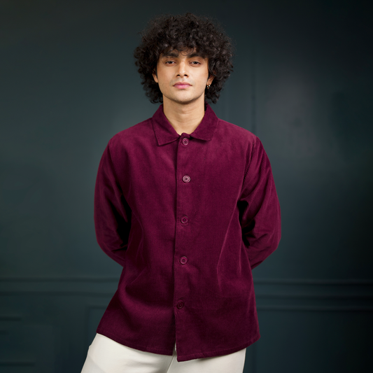 Lightweight Layering Cord Casuals     Berry
