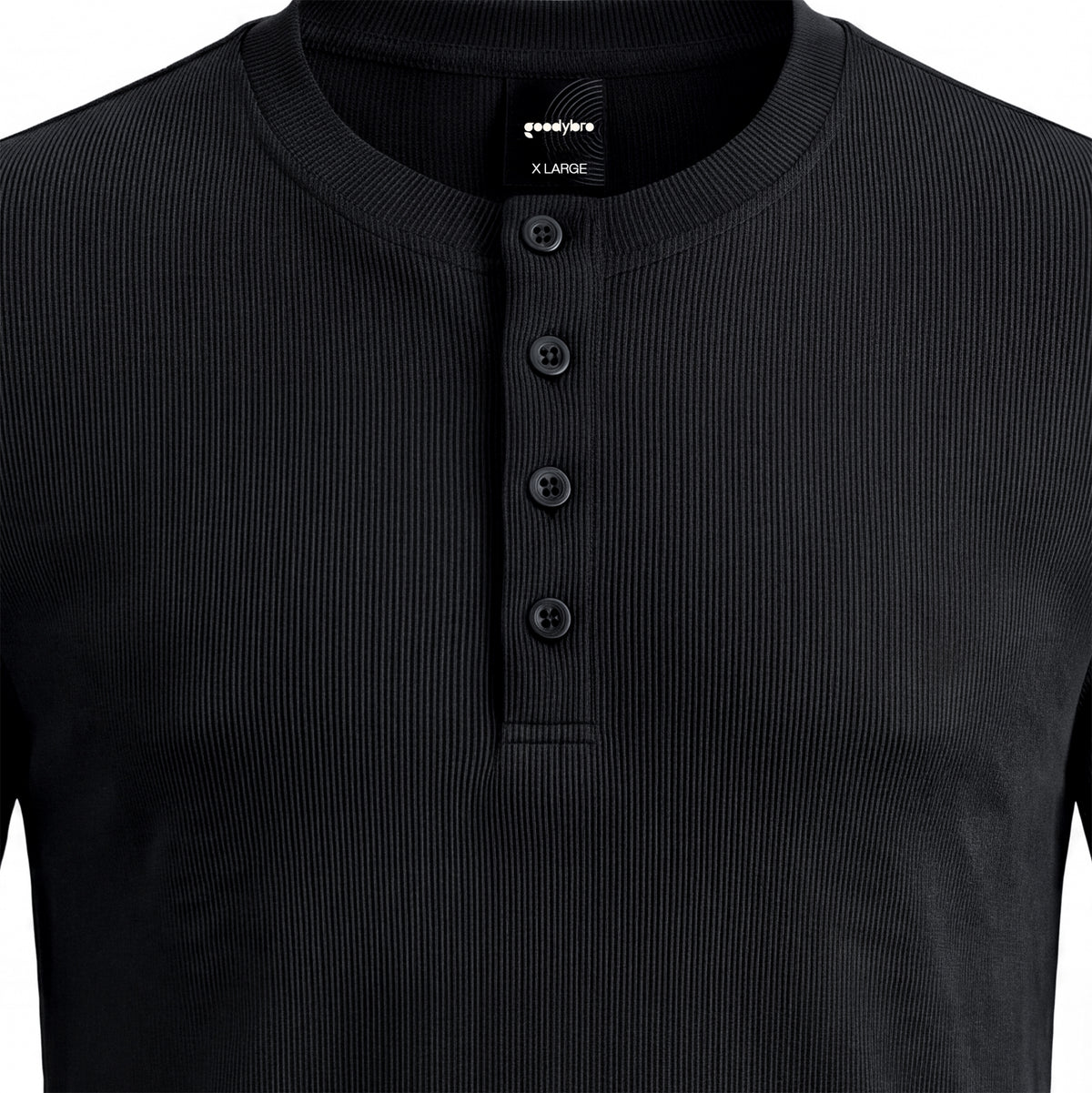 Classic Henley T-Shirt |  Black
