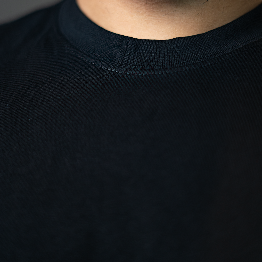 Round Neck Full Sleeve | Black