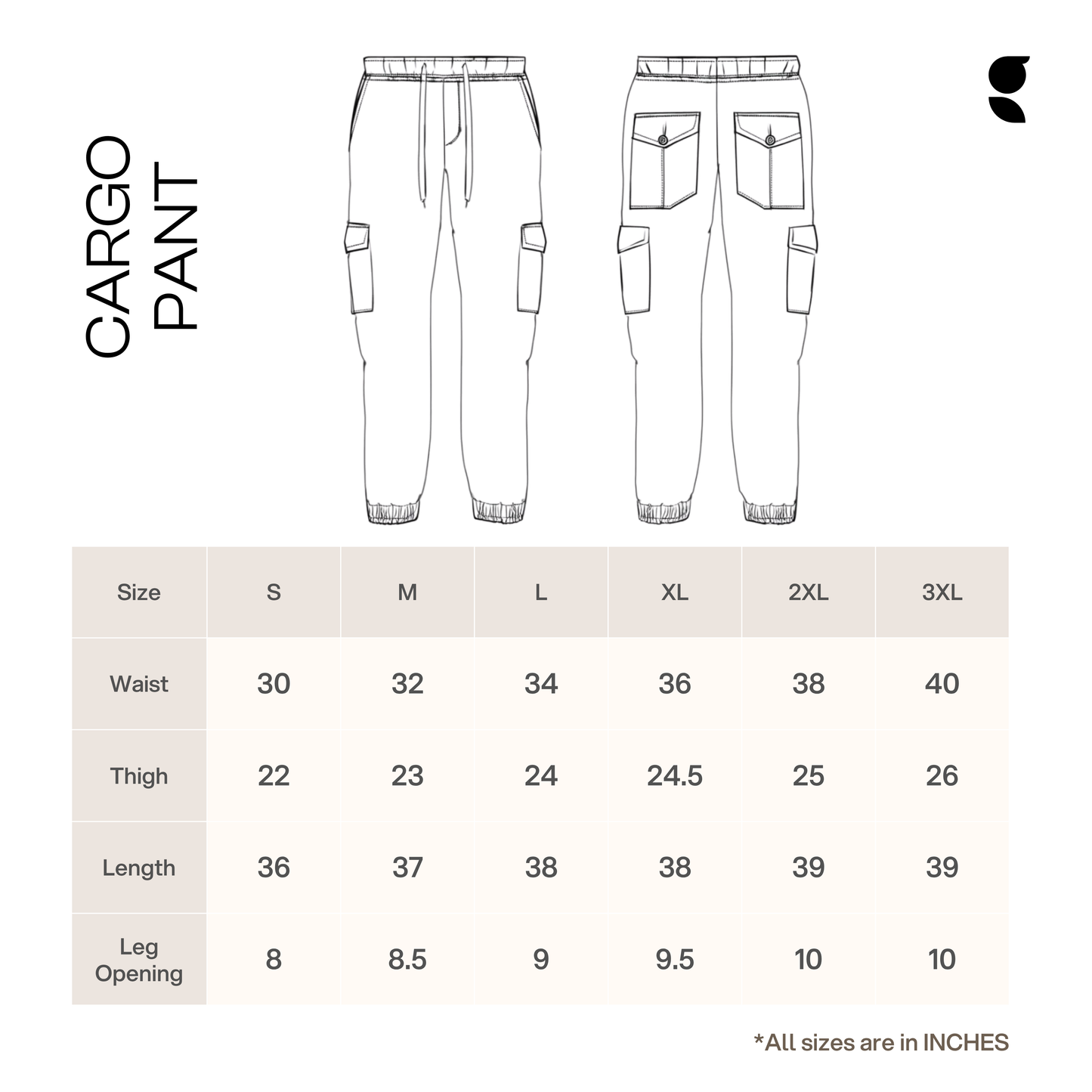 Cargo Pant  |  Black