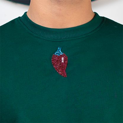 Karchupi  Sweatshirt     Bottle green