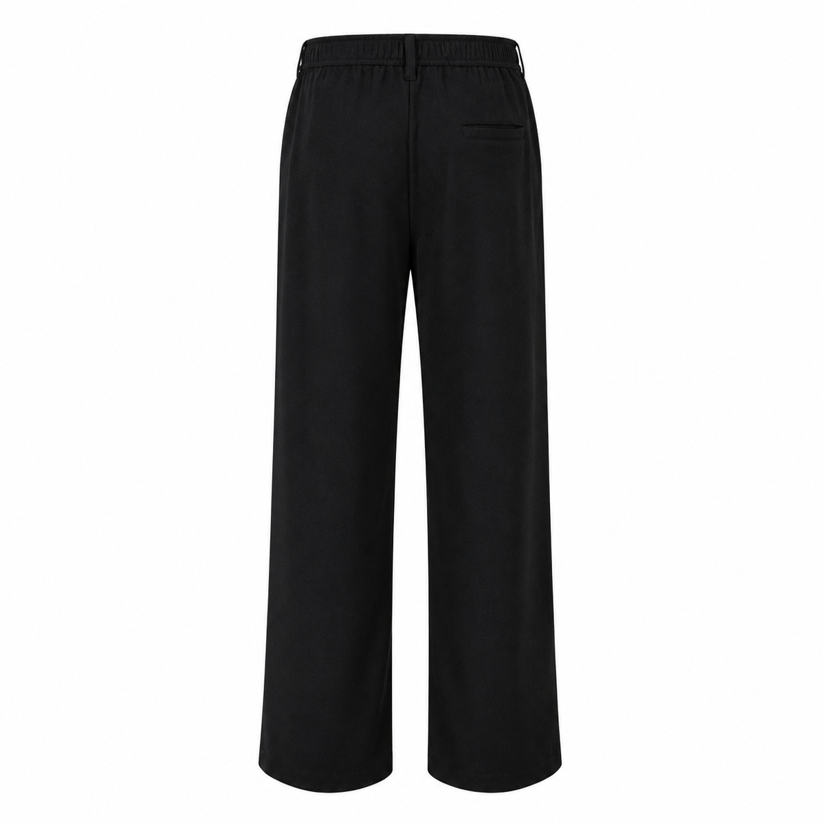 Straight Cut Dress Pants । Black