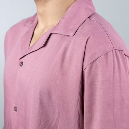 Cuban Resort Shirt  |  Mauve
