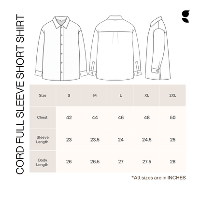 Summer Cord Shirt  | Smoked Oyster