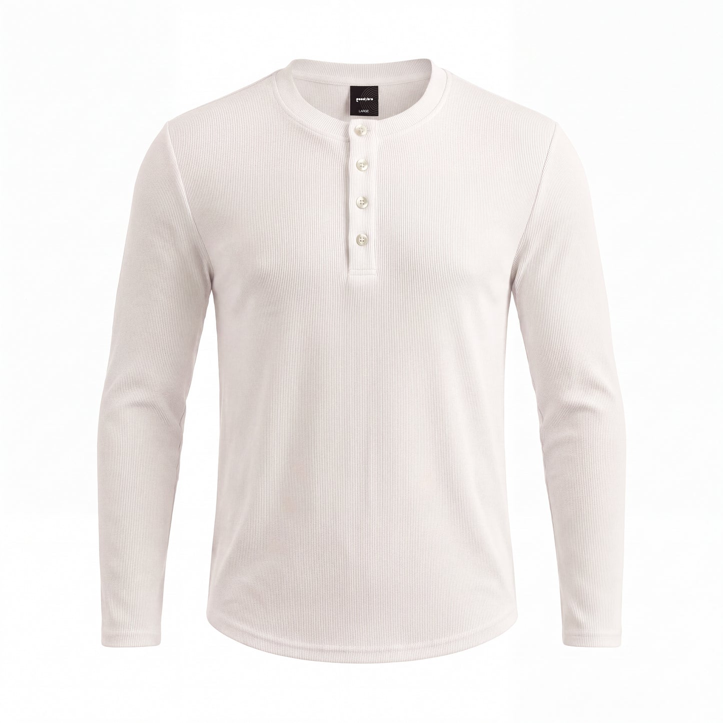 Classic Henley T-Shirt |  White