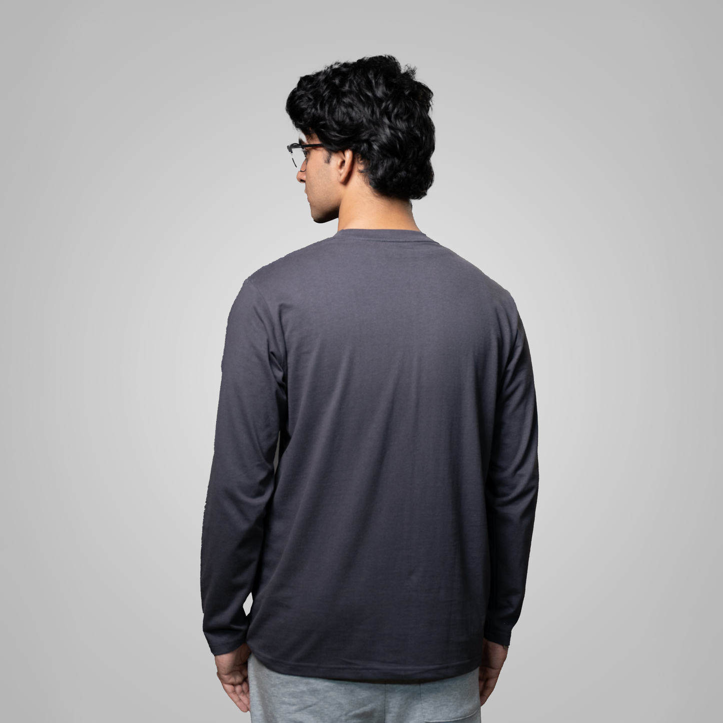 Round Neck Full Sleeve     Dark Charcoal