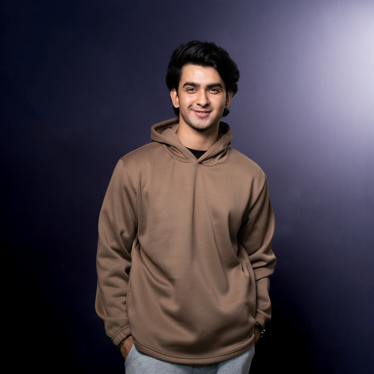 Drop Hoodie    Warm Taupe