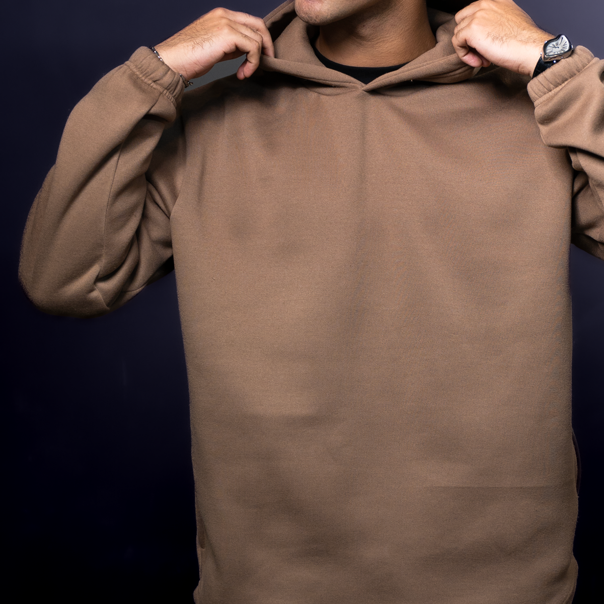 Drop Hoodie    Warm Taupe