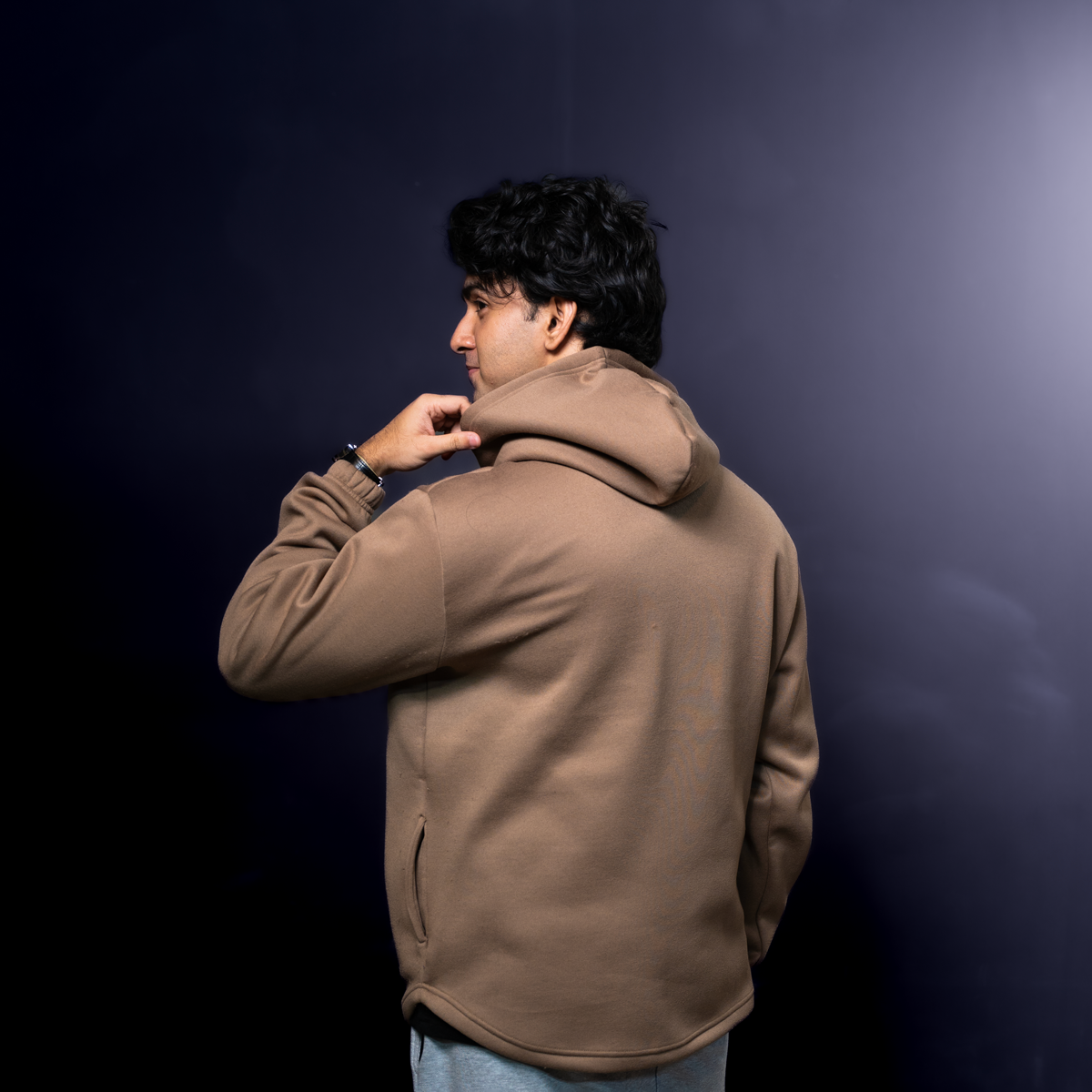 Drop Hoodie    Warm Taupe