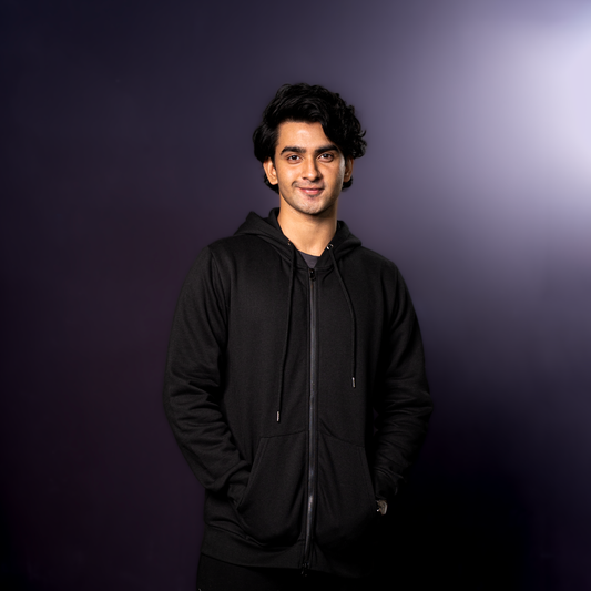 Zip Hoodie     Black