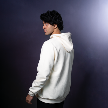 Zip Hoodie     Cream