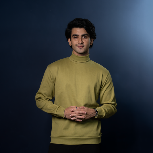 Turtle Neck     Olive