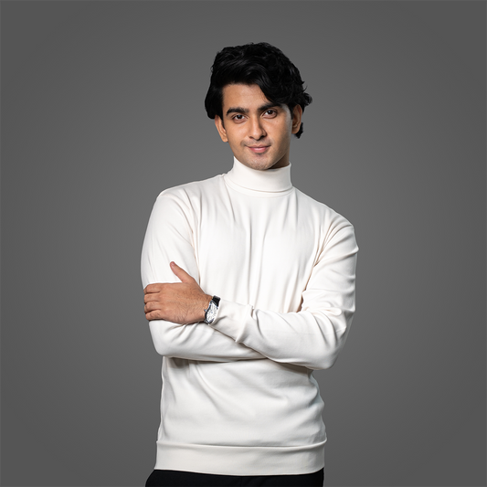 Turtle Neck     Cream