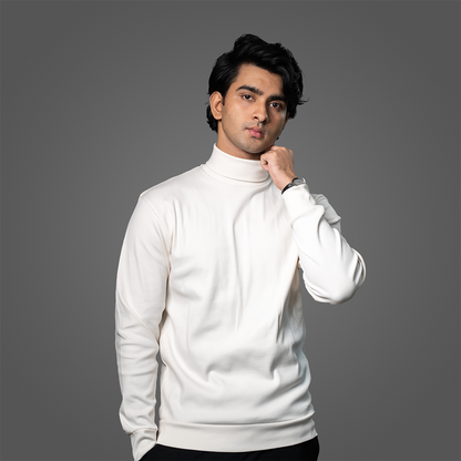 Turtle Neck     Cream