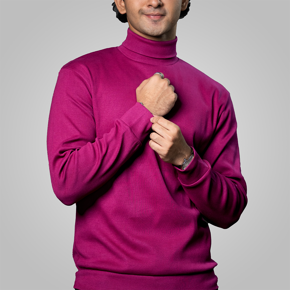 Turtle Neck     Magenta
