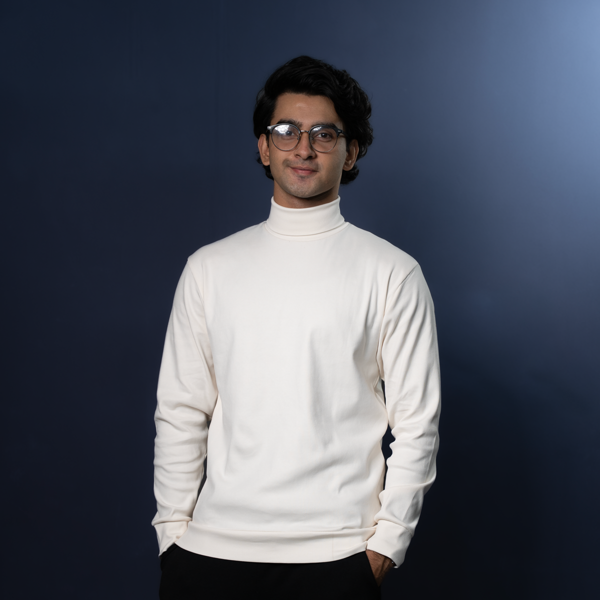 Turtle Neck     Cream