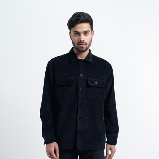 Lightweight Layering Overshirts   Jet Black