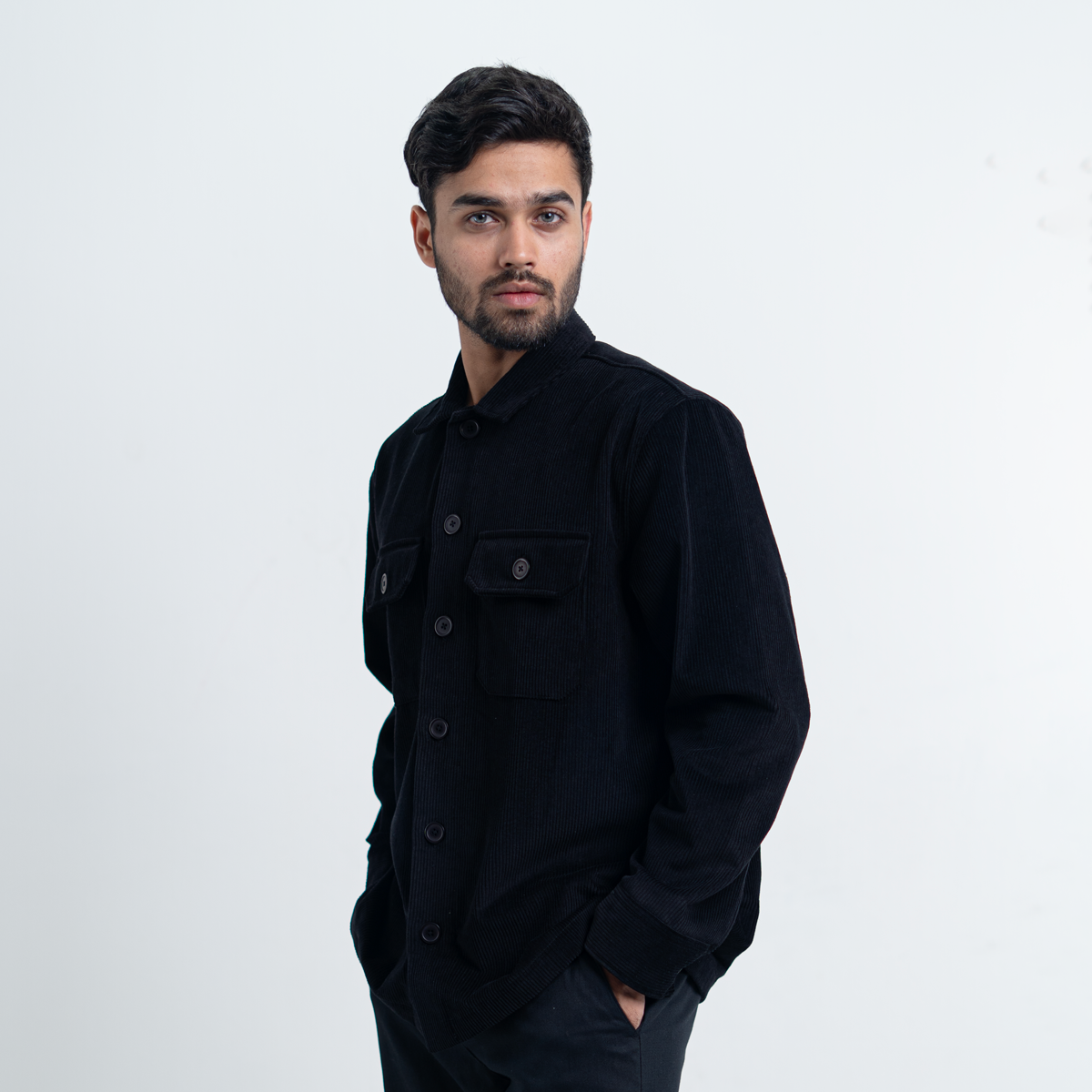 Lightweight Layering Overshirts   Jet Black
