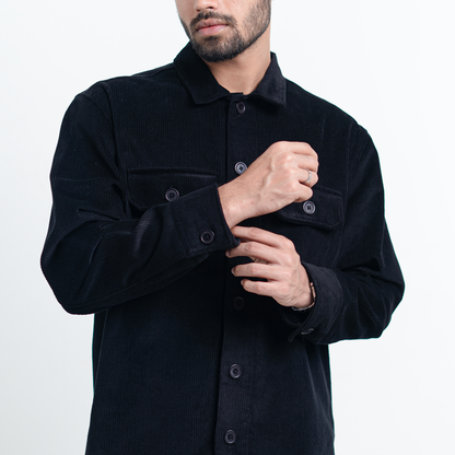 Lightweight Layering Overshirts   Jet Black