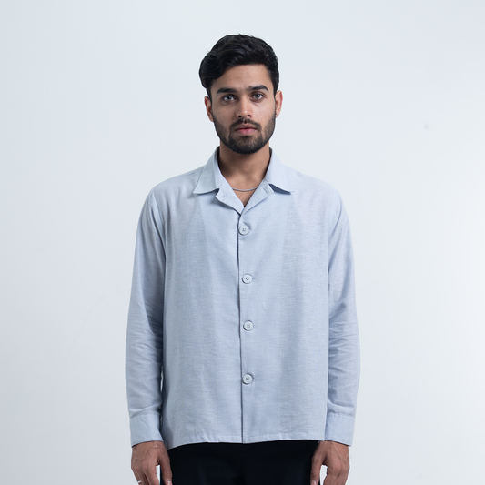 Oversized Shirt    Sky Blue