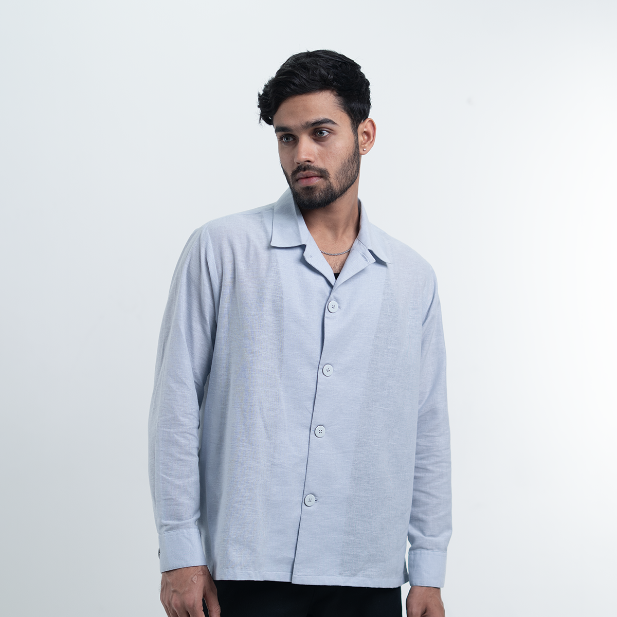 Oversized Shirt    Sky Blue