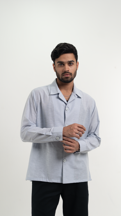 Oversized Shirt    Sky Blue