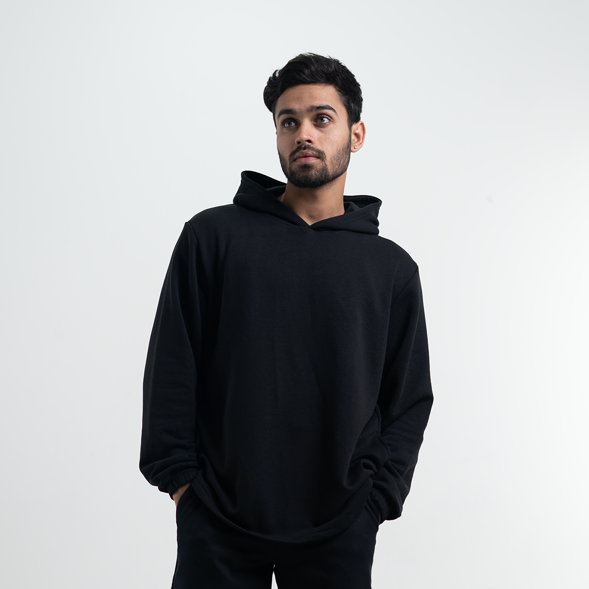 Drop Hoodie     Jet Black