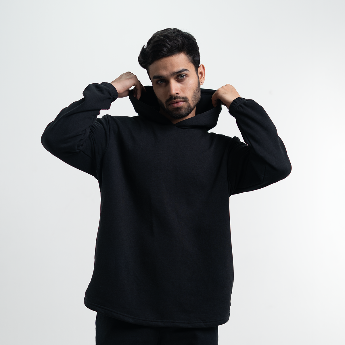 Drop Hoodie     Jet Black