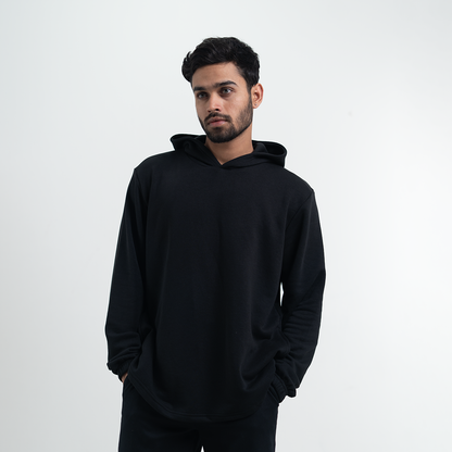 Drop Hoodie     Jet Black