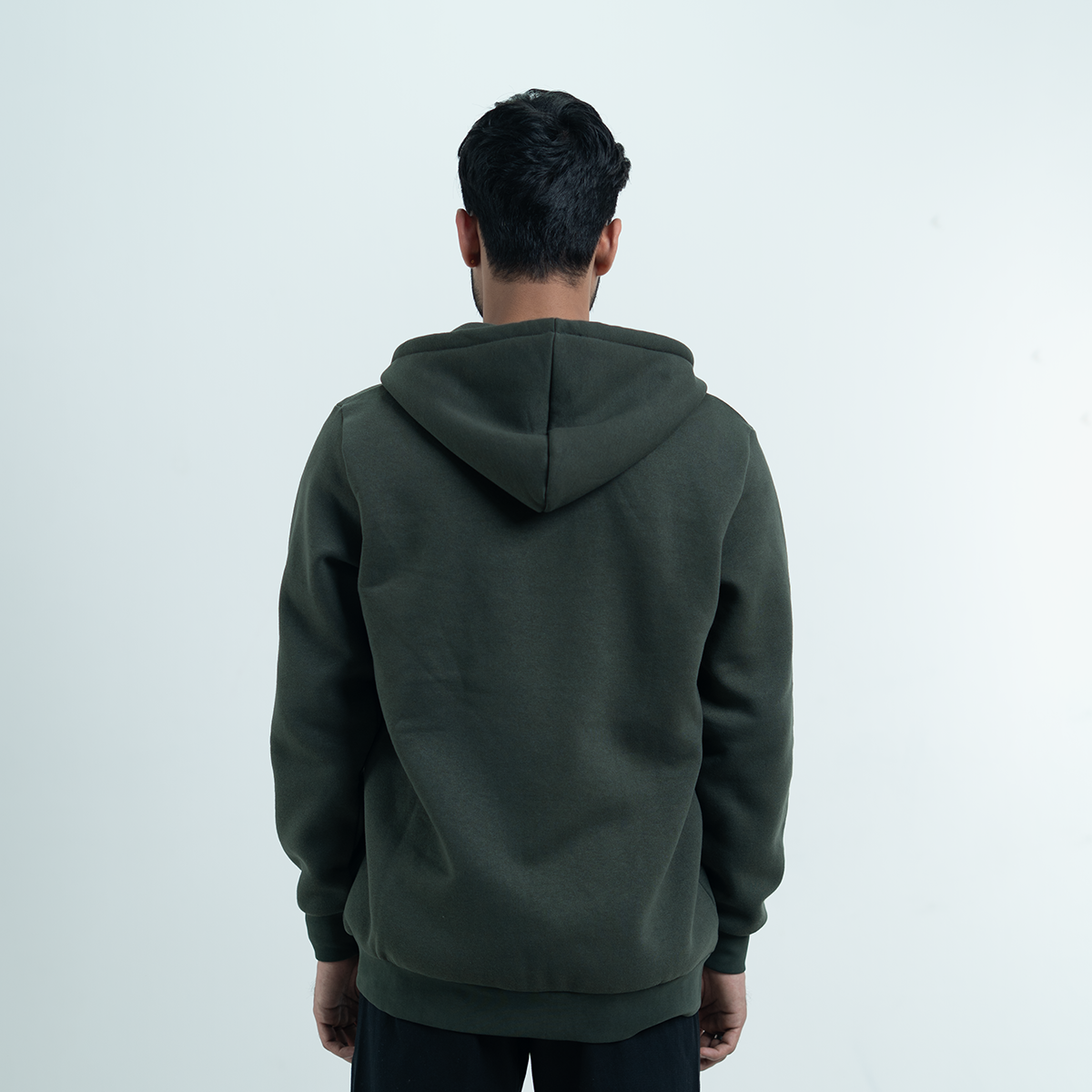 Zip Hoodie    Forest Green
